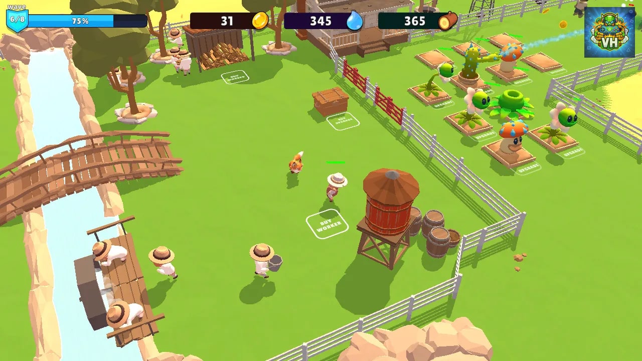 Zombie Garden vs Plants Defence -Battle Craft and Survival Simulator Game Nintendo Switch - ảnh màn hình 5