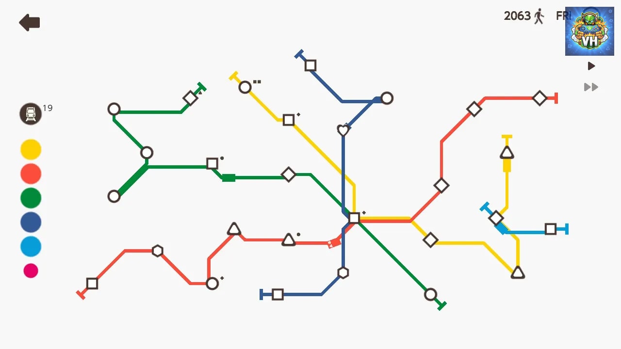 Mini Subway: Logic on the Metro Line Nintendo Switch - ảnh màn hình 2