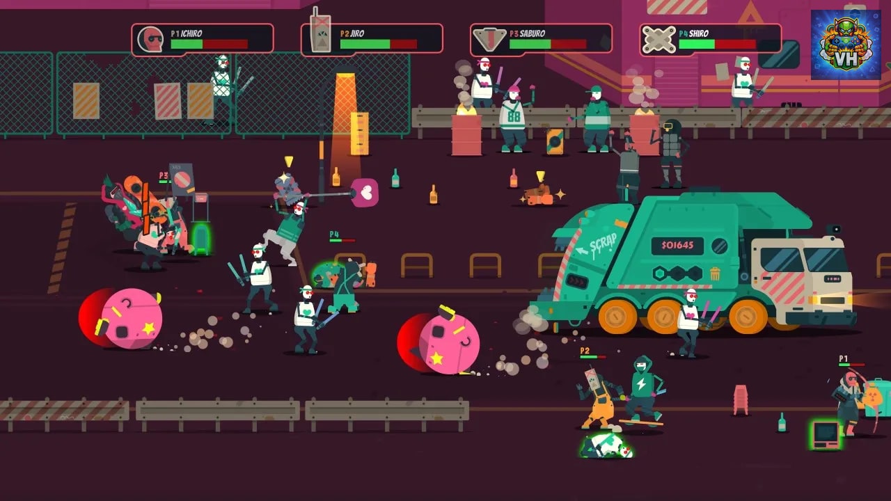PixelJunk Scrappers Deluxe Nintendo Switch - ảnh màn hình 6