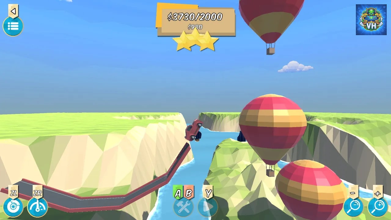 Bridge Builder Racer Nintendo Switch - ảnh màn hình 2