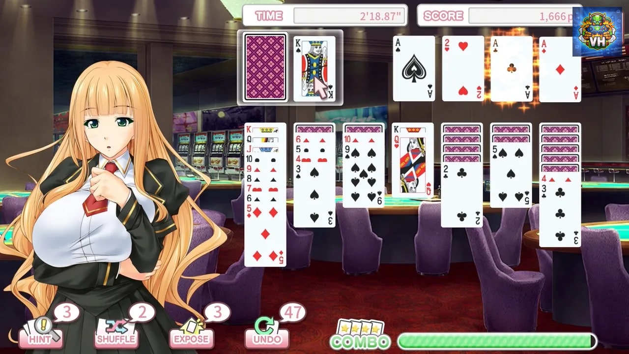Pretty Girls Klondike Solitaire PLUS Nintendo Switch - ảnh màn hình 4