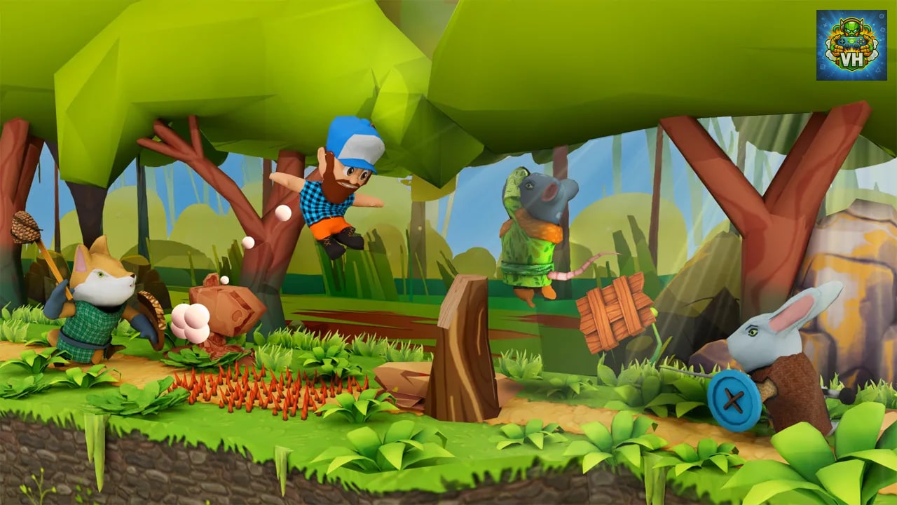 Luberman and The Legend of Animals Warriors-Platformer Game 2022 Nintendo Switch - ảnh màn hình 8