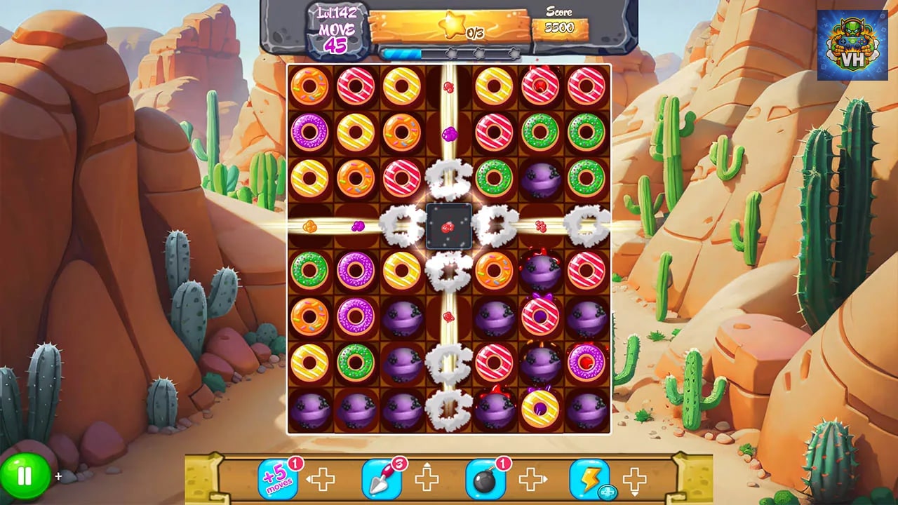 Magic Donut Adventure: Line Match 3 Puzzle Nintendo Switch - ảnh màn hình 11