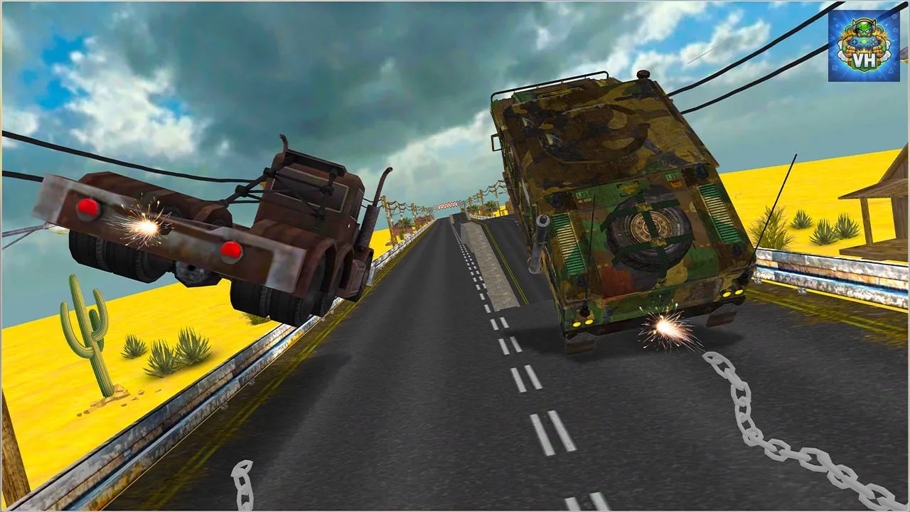 Chain Car Stunt Simulator - 3D Extreme Highway Car Driving Games Nintendo Switch - ảnh màn hình 1