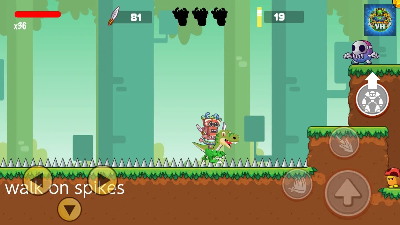 Super Prehistoric World Adventure Nintendo Switch - ảnh màn hình 2