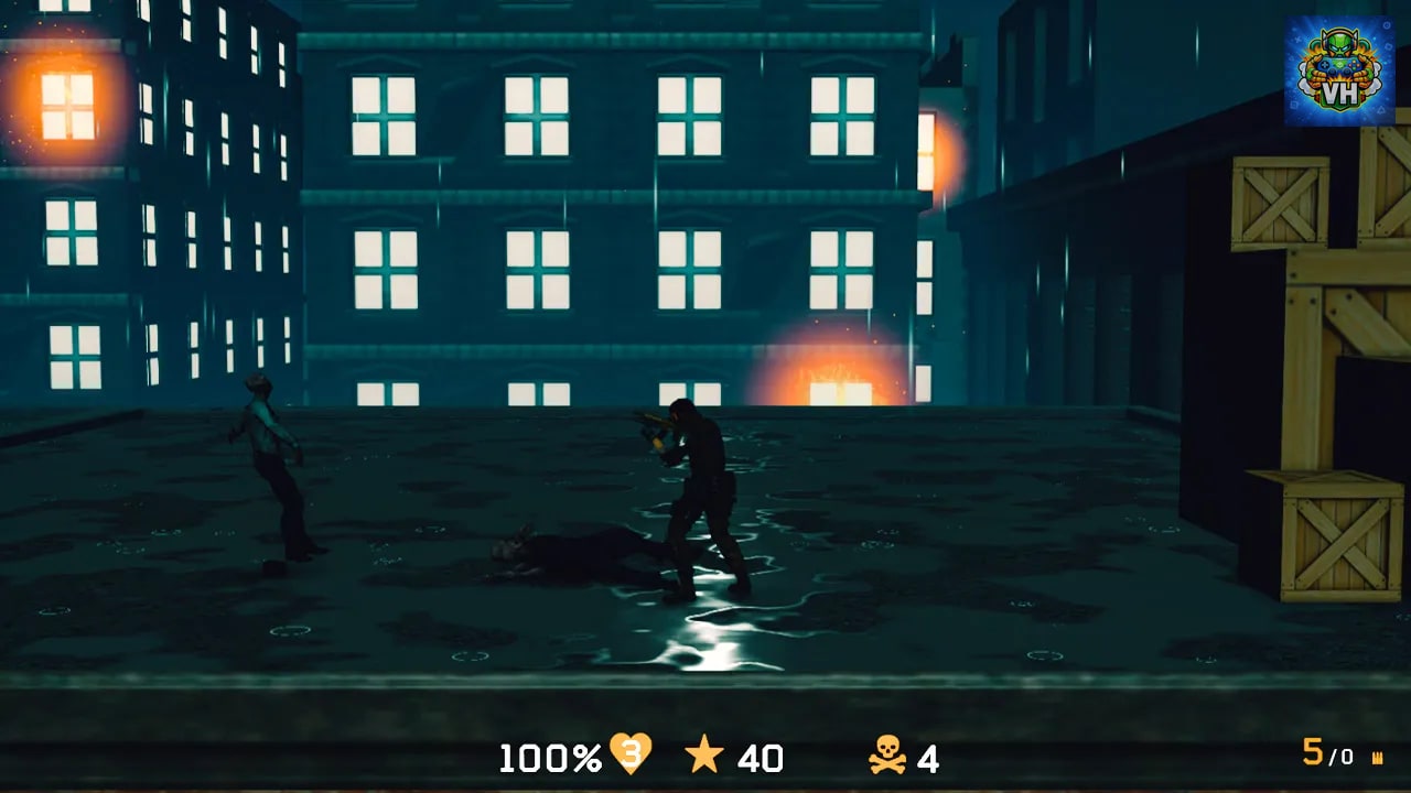 Z World Zombie Death War : Survival Platformer Game Left Killer Box 2023 Nintendo Switch - ảnh màn hình 4