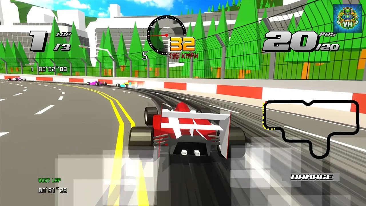 Formula Retro Racing: World Tour Nintendo Switch - ảnh màn hình 1