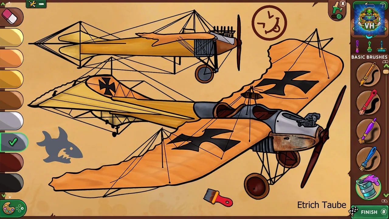 Red Wings: Coloring Planes Nintendo Switch - ảnh màn hình 4