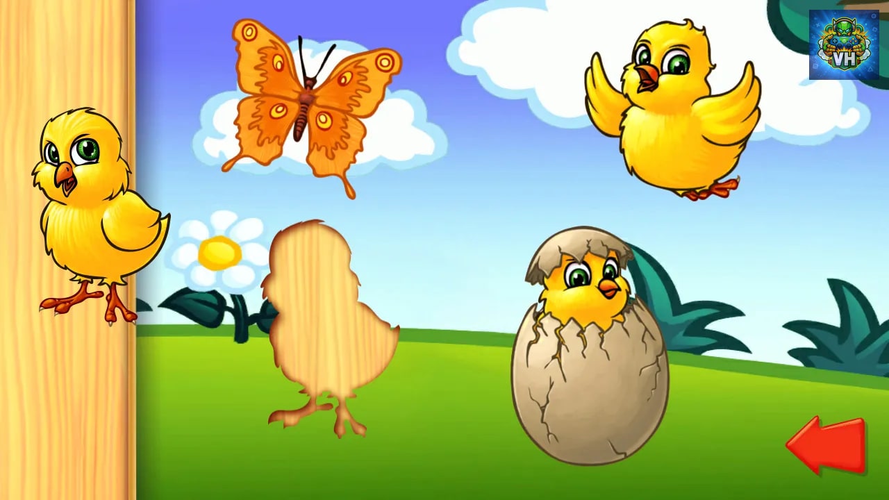 Animal Babies Puzzle - Preschool Animals Puzzles Game for Kids Nintendo Switch - ảnh màn hình 1
