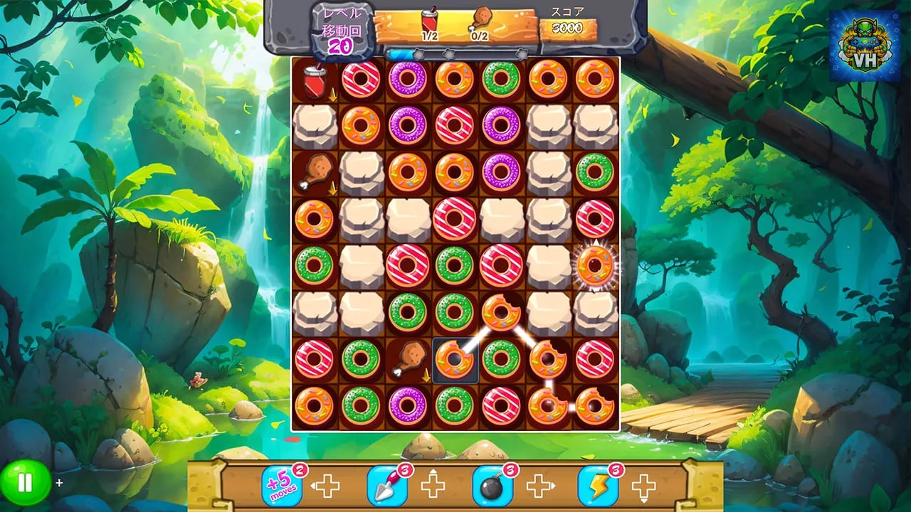 Magic Donut Adventure: Line Match 3 Puzzle Nintendo Switch - ảnh màn hình 9