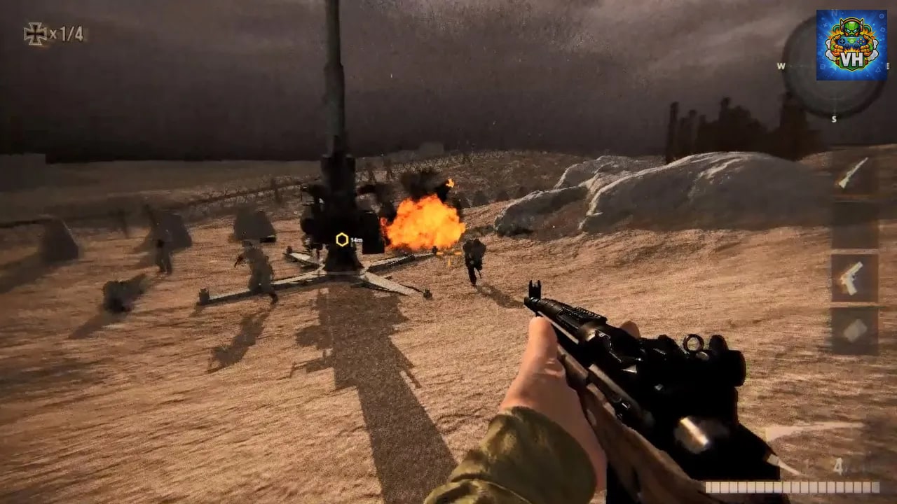 World War: D-Day PART TWO Nintendo Switch - ảnh màn hình 2