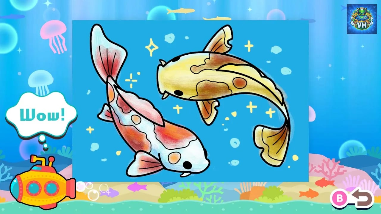 Coloring book series Aquarium Nintendo Switch - ảnh màn hình 2