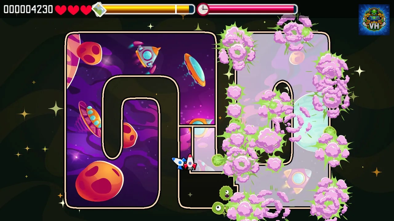 Space Lines: A Puzzle Arcade Game Nintendo Switch - ảnh màn hình 1