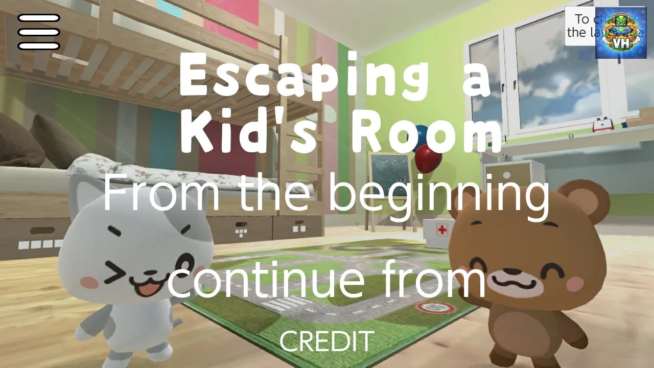 Escaping a  Kid's Room～The Adventures of Nyanzou&Kumakichi: Escape Game Series～ Nintendo Switch - ảnh màn hình 6