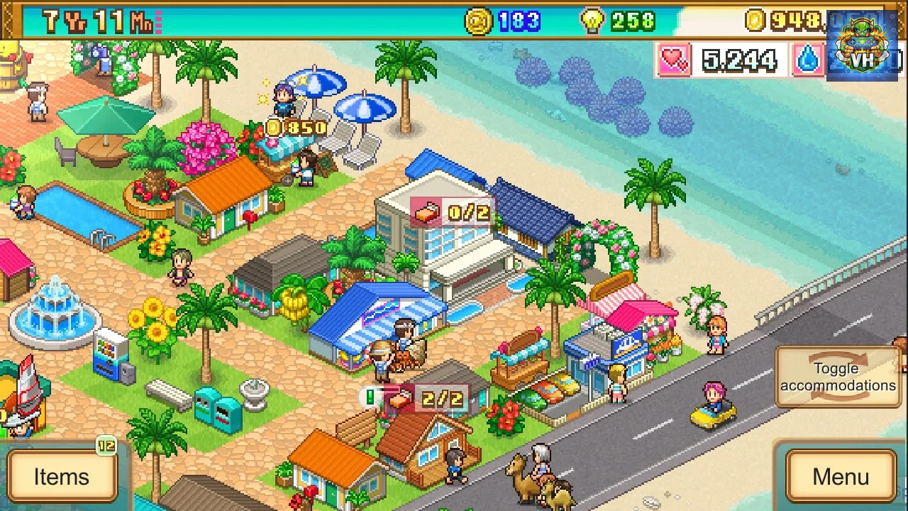 Tropical Resort Story Nintendo Switch - ảnh màn hình 1