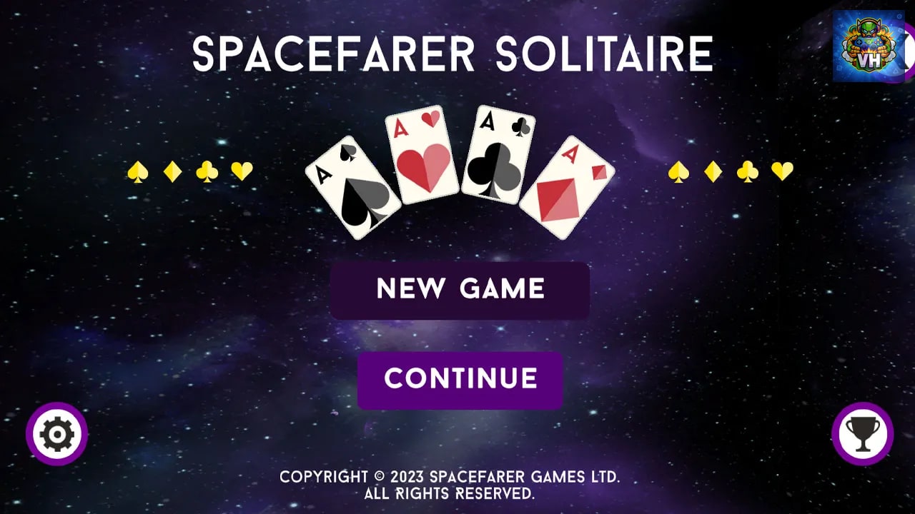 Spacefarer Solitaire Nintendo Switch - ảnh màn hình 1