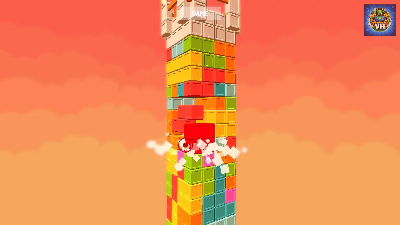 Fortress Building Puzzle - Galaxy Cube Tower Simulator Game Nintendo Switch - ảnh màn hình 4