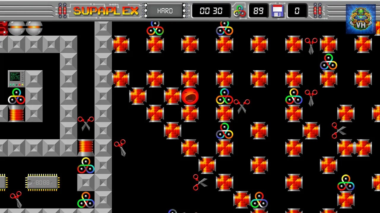 Supaplex HARD Nintendo Switch - ảnh màn hình 6