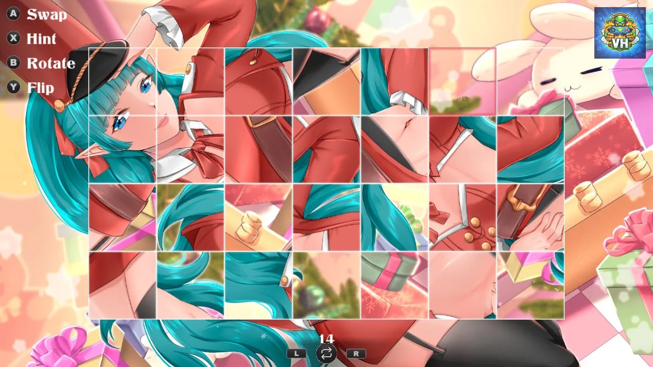 Elves Christmas Hentai Puzzle Nintendo Switch - ảnh màn hình 5