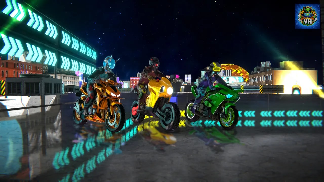 Moto Racer 2044 Game Simulator Nintendo Switch - ảnh màn hình 4