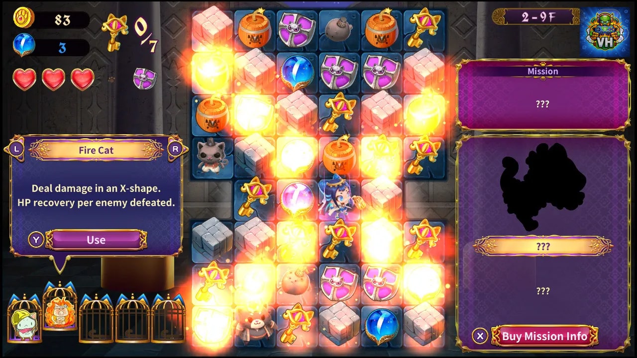 Persha and the Magic Labyrinth -Arabian Nyaights- Nintendo Switch - ảnh màn hình 1