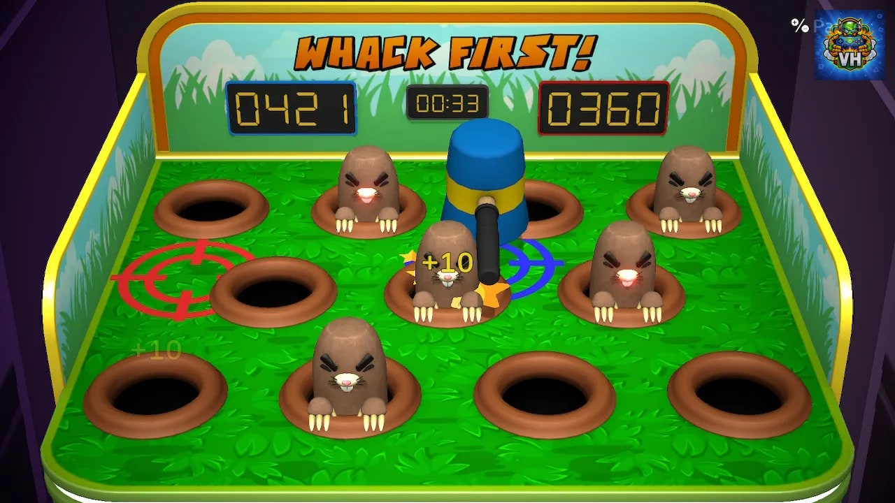 Whack first! - Fight the moles Nintendo Switch - ảnh màn hình 1
