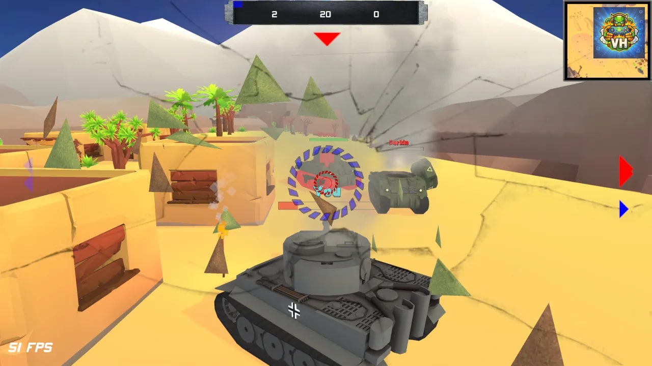 WWII Tank Battle Arena Nintendo Switch - ảnh màn hình 4