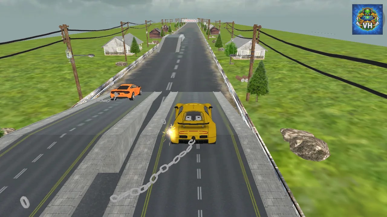 Chain Car Stunt Simulator - 3D Extreme Highway Car Driving Games Nintendo Switch - ảnh màn hình 4