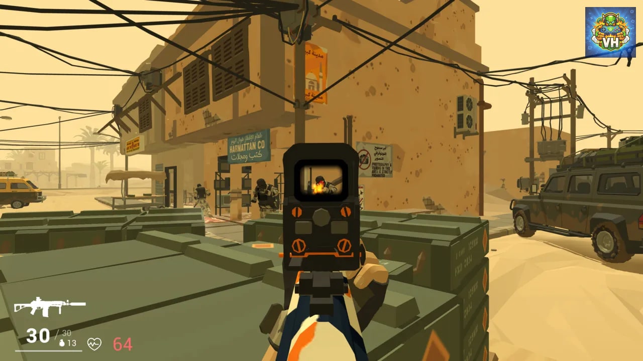 Military Combat Shooter Desert War Nintendo Switch - ảnh màn hình 1
