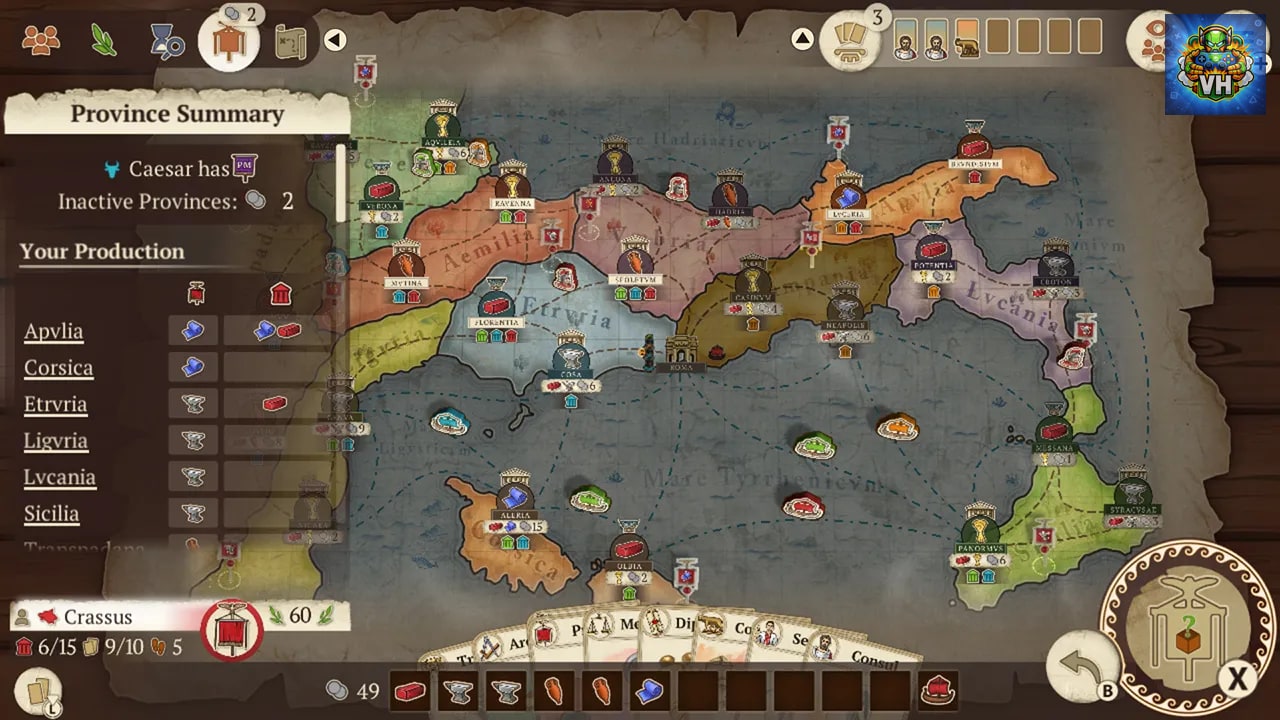 Concordia: Digital Edition Nintendo Switch - ảnh màn hình 5