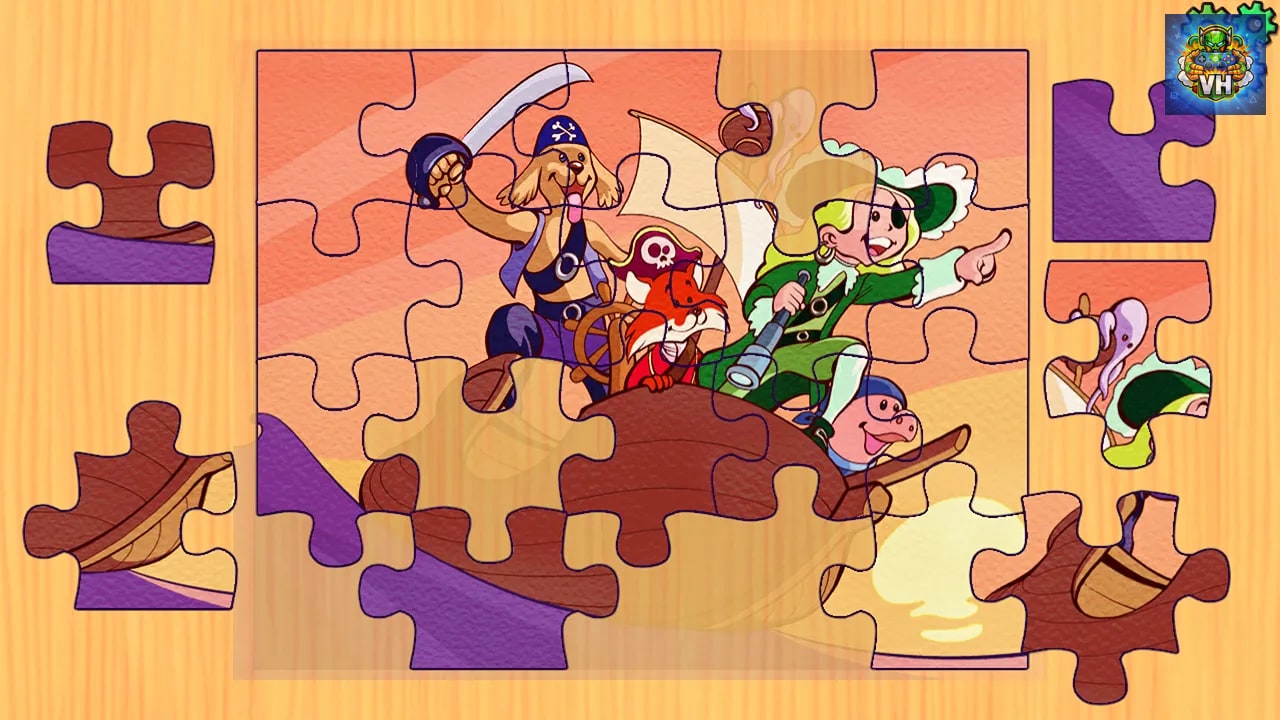 Pirates Jigsaw Puzzle - Education Adventure Learning Children Puzzles Games for Kids & Toddlers Nintendo Switch - ảnh màn hình 6