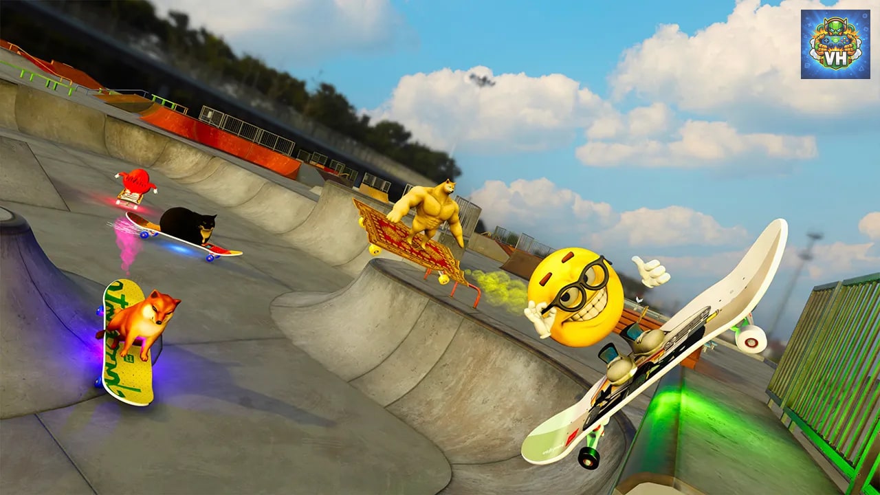 Skateboard Drifting with Maxwell Cat: The Game Simulator Nintendo Switch - ảnh màn hình 6
