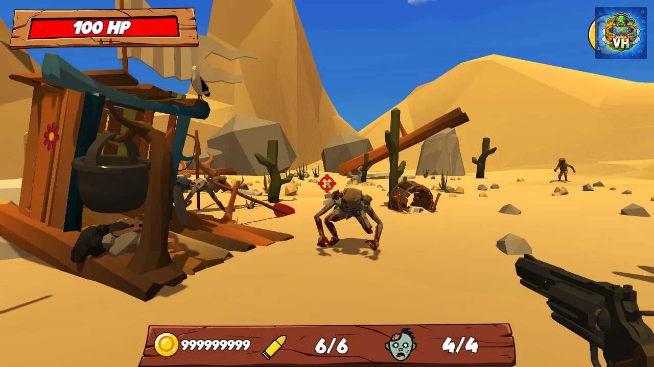 Zombie Dead Smasher - World Simulator Kill Strike Gun Shooter 3D Poly Games 2023 Nintendo Switch - ảnh màn hình 1
