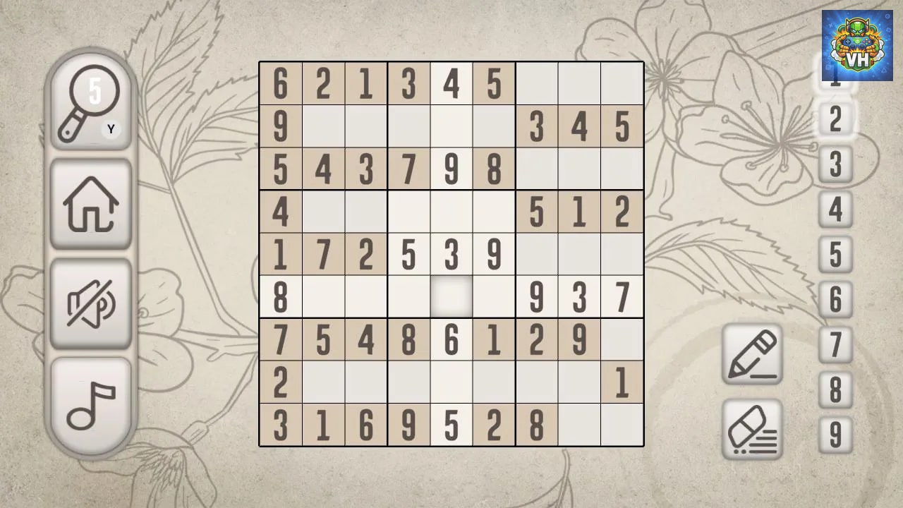 Sudoku: Casual Board Game Nintendo Switch - ảnh màn hình 1