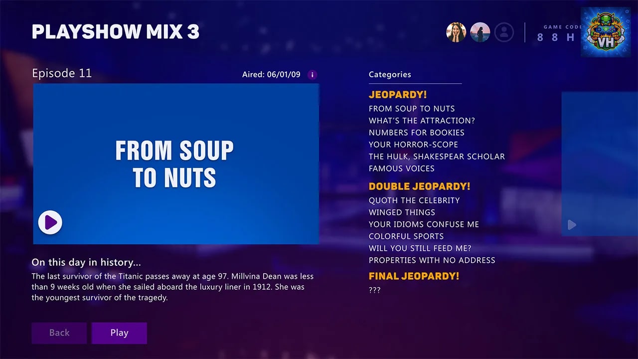 Jeopardy! PlayShow Nintendo Switch - ảnh màn hình 5