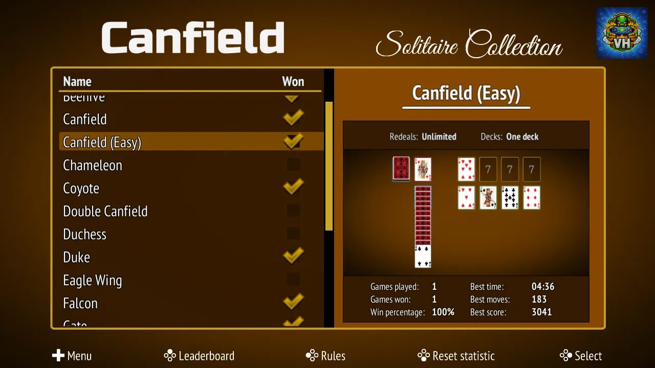 Canfield Solitaire Collection Nintendo Switch - ảnh màn hình 5