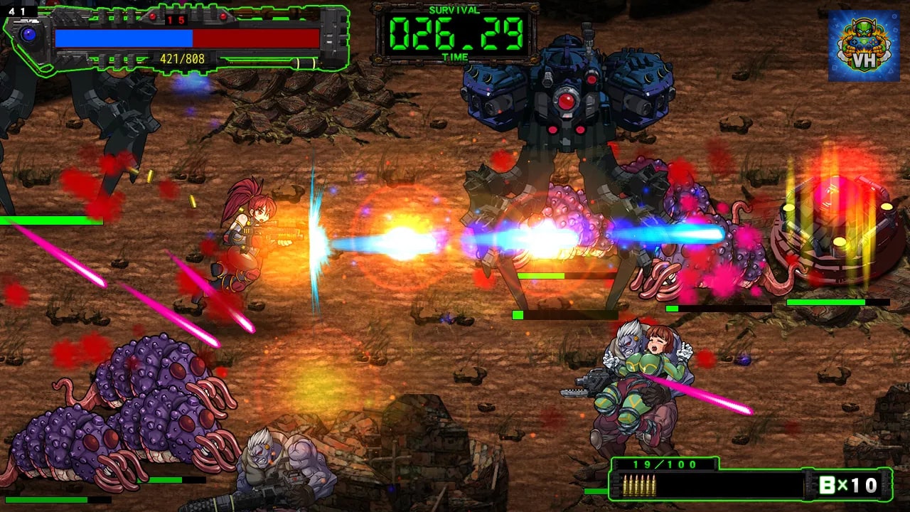 Pixel Game Maker Series Tentacled Terrors Tyrannize Terra! Nintendo Switch - ảnh màn hình 2