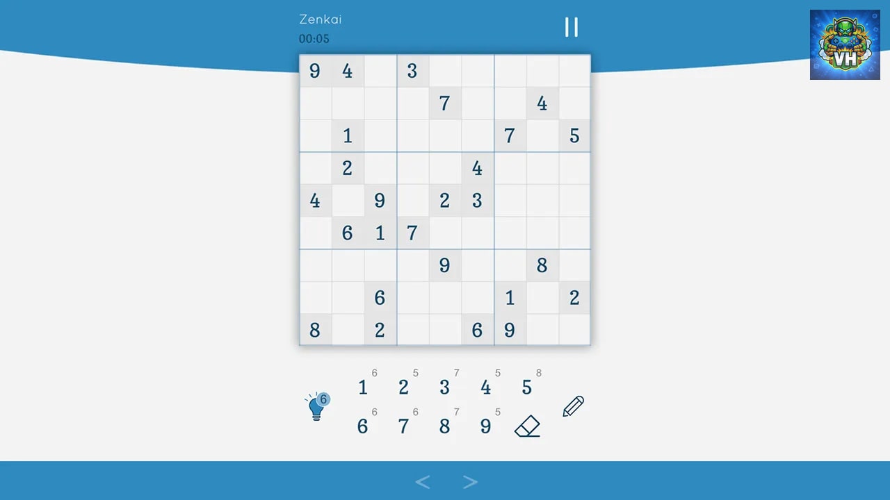 Sudoku Zenkai Nintendo Switch - ảnh màn hình 4
