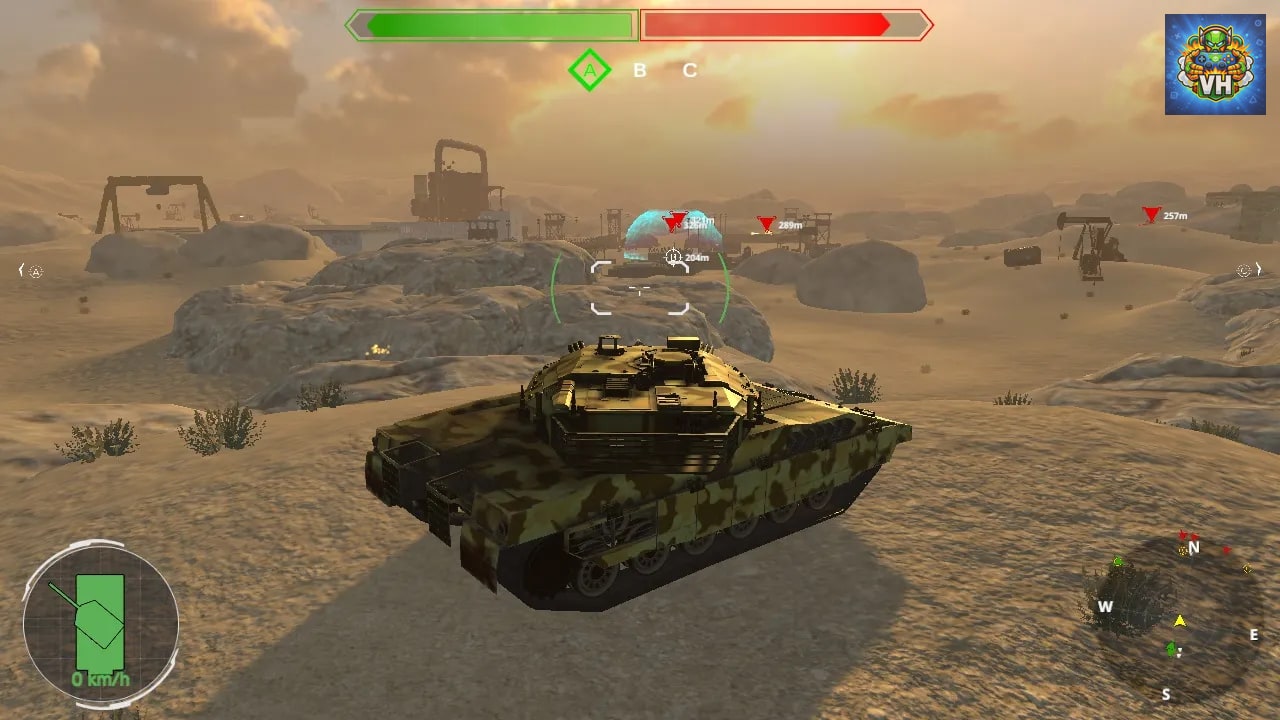 World of Machines - Tanks War Operation Nintendo Switch - ảnh màn hình 2