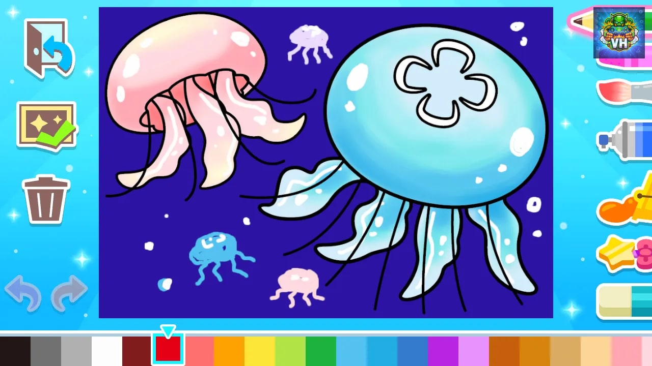 Coloring book series Aquarium Nintendo Switch - ảnh màn hình 5