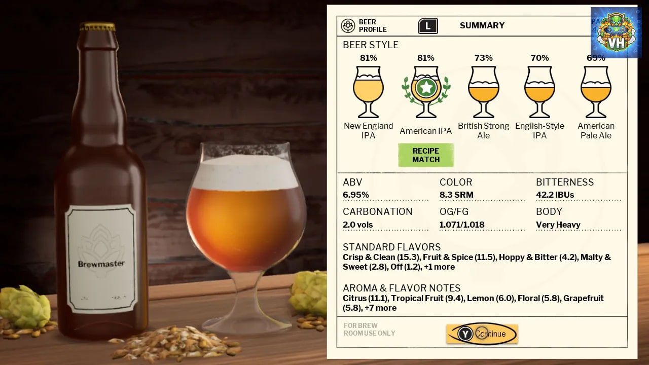 Brewmaster: Beer Brewing Simulator Nintendo Switch - ảnh màn hình 4