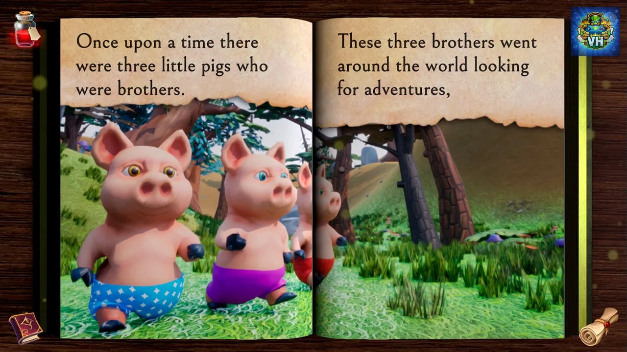 The Three Little Pigs: Interactive Book Nintendo Switch - ảnh màn hình 1