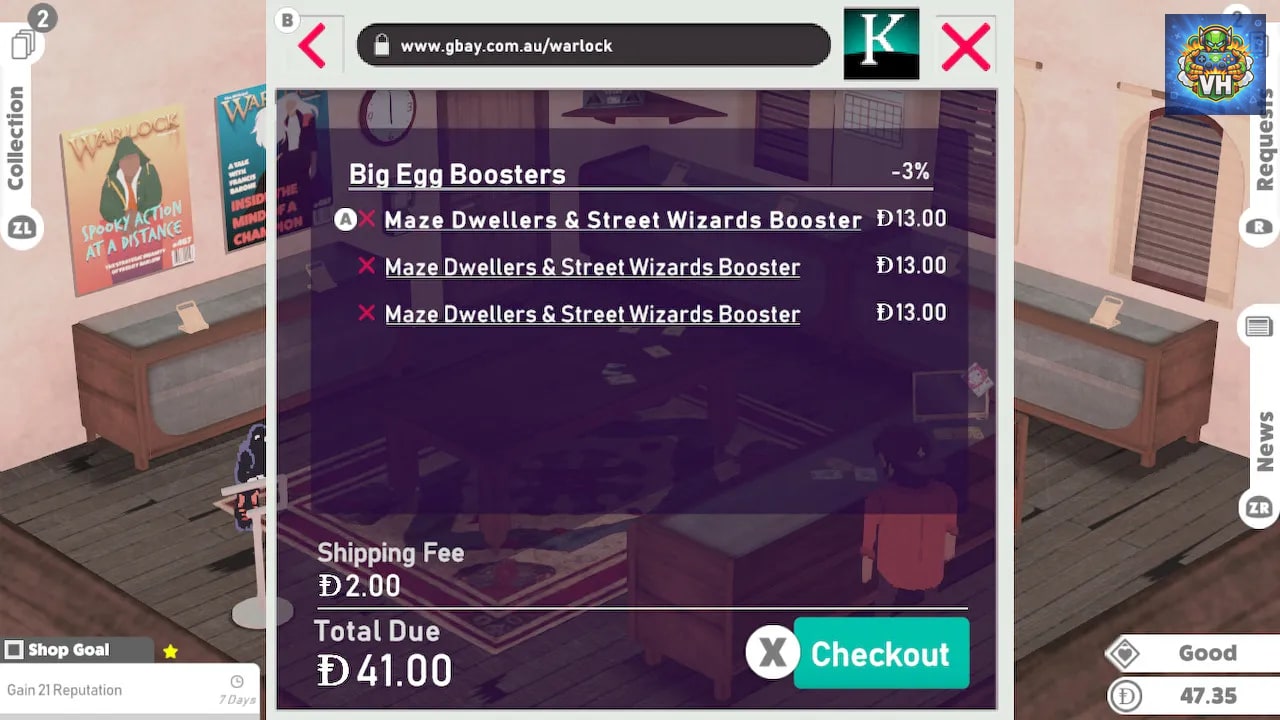 Kardboard Kings: Card Shop Simulator Nintendo Switch - ảnh màn hình 4