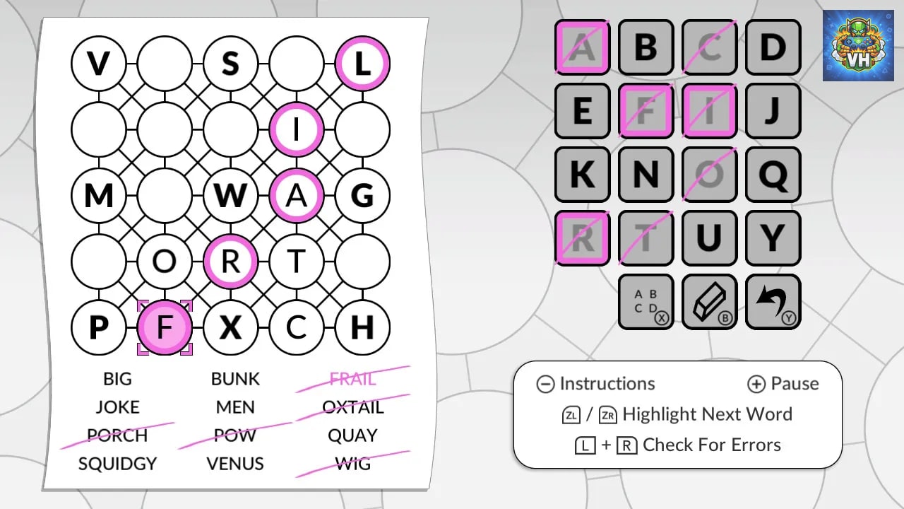 Word Web by POWGI Nintendo Switch - ảnh màn hình 1