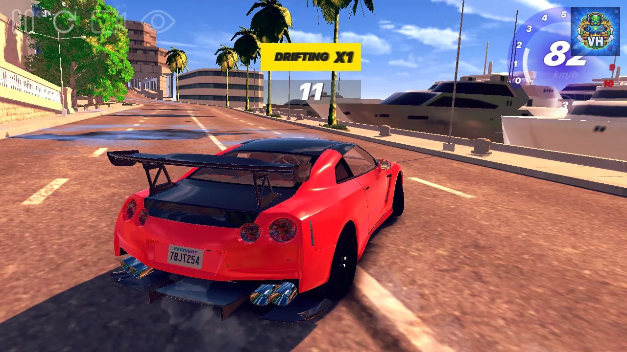 Midnight Drifter-Drift Racing Car Racing Driving Simulator 2023 Speed Games Nintendo Switch - ảnh màn hình 4
