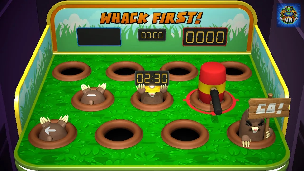 Whack first! - Fight the moles Nintendo Switch - ảnh màn hình 3