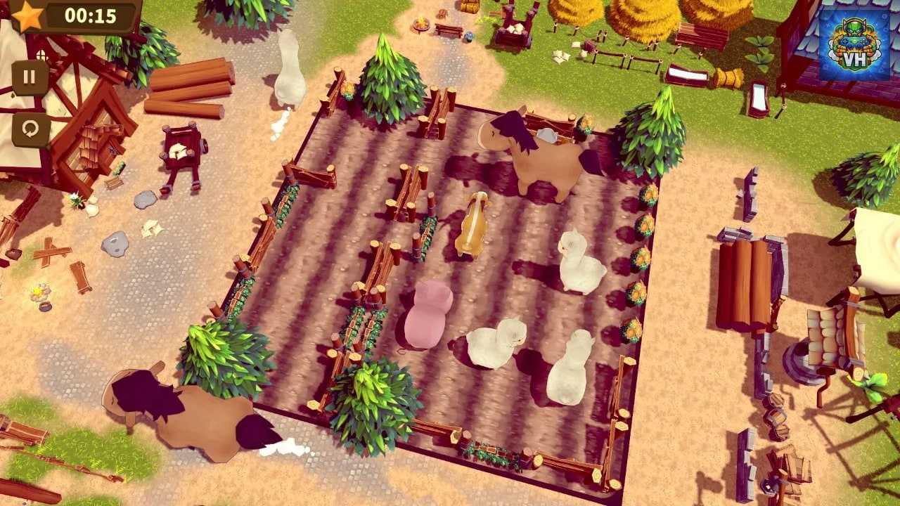 Animal Farm Parking Nintendo Switch - ảnh màn hình 1