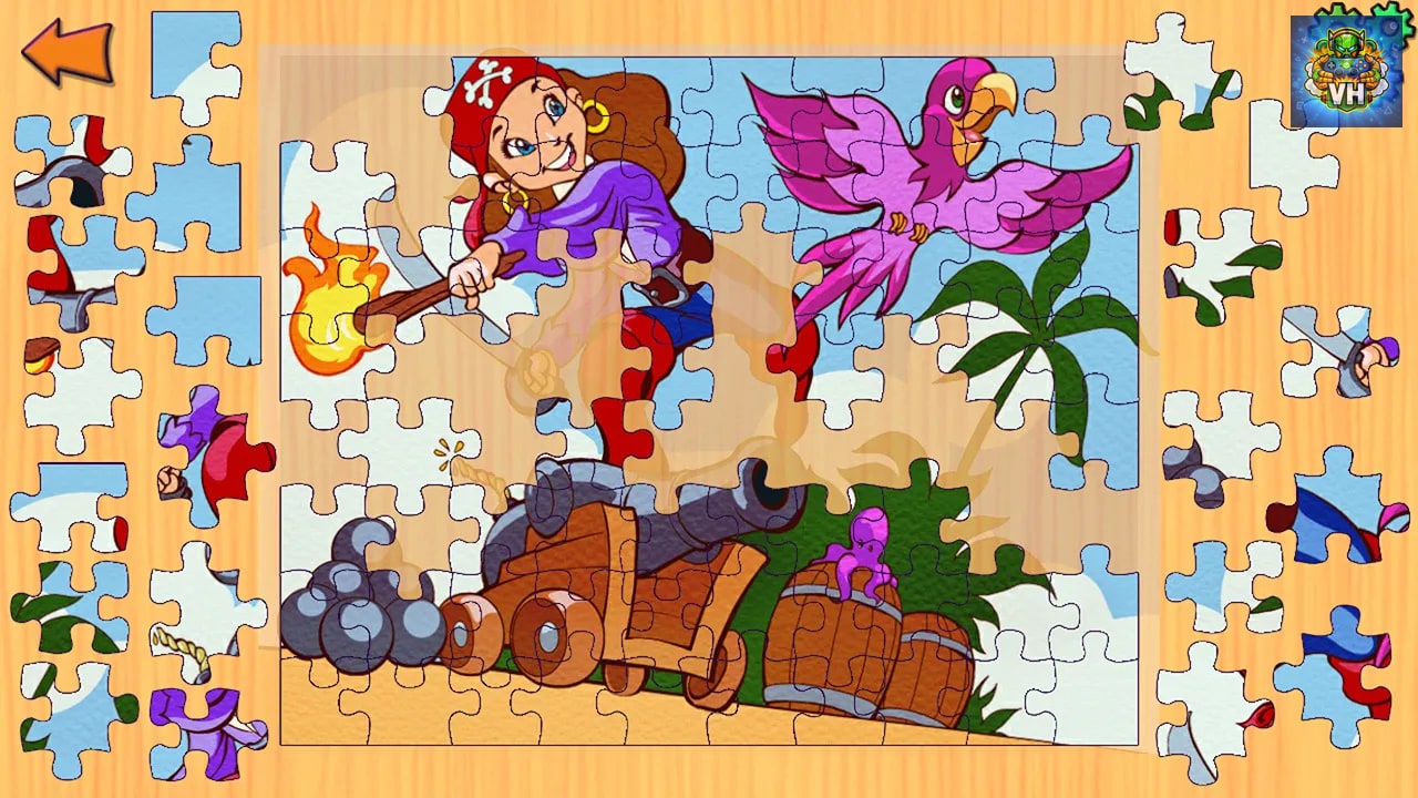 Pirates Jigsaw Puzzle - Education Adventure Learning Children Puzzles Games for Kids & Toddlers Nintendo Switch - ảnh màn hình 4