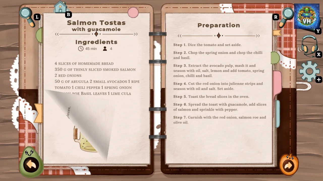 Healthy Recipes Nintendo Switch - ảnh màn hình 2