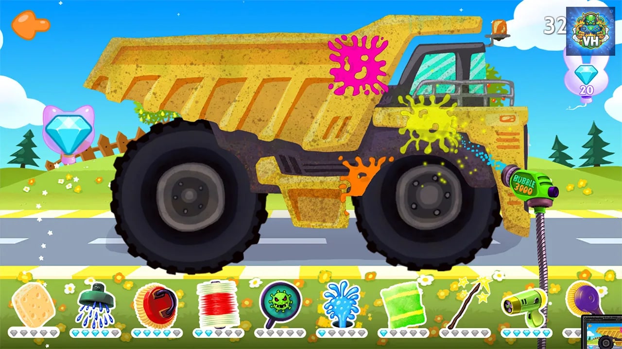 Funny Car Wash - Trucks & Cars Game Garage for Kids & Toddlers Nintendo Switch - ảnh màn hình 4